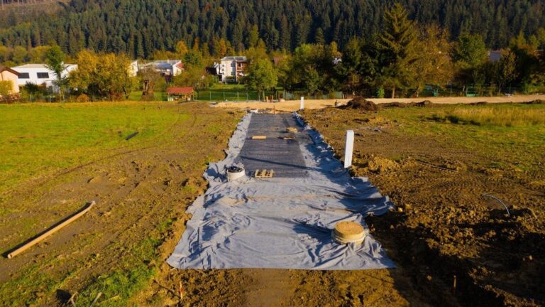 Geotextília a geomreža 40/40 v trase ulice – IBV Budatín, Žilina